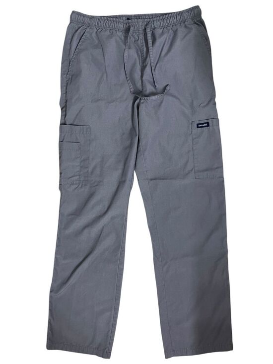Dagacci Pants - Dagacci Steel Grey Medical Scrub Cargo Pants Size S